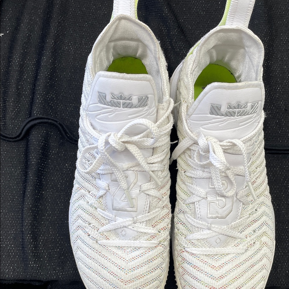 LeBron Knit Performance Men's Sneakers in White